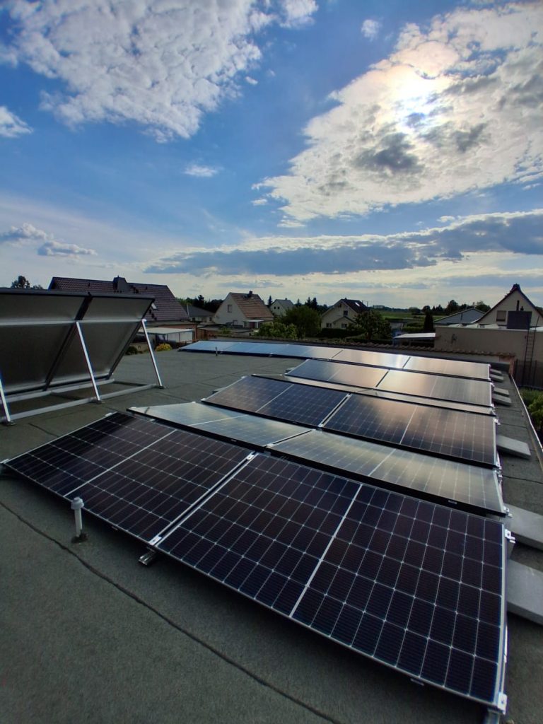 Photovoltaik-Haus-Aken